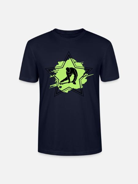 Hockey Star - Stanley/Stella CRAFTER Unisex Organic T-Shirt - navy