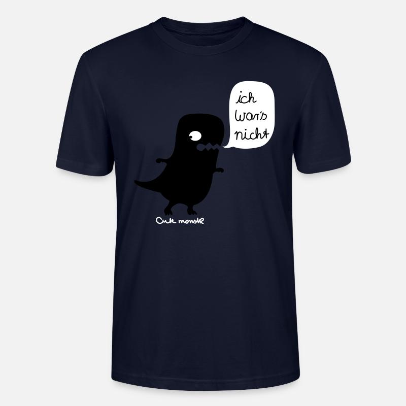 Ich wars nicht Dino - Stanley/Stella Unisex Bio-T-Shirt CRAFTER - Navy