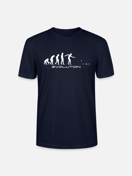 Eigelb Pétanque-T-Shirts - Stanley/Stella Unisex Bio-T-Shirt CRAFTER - Navy