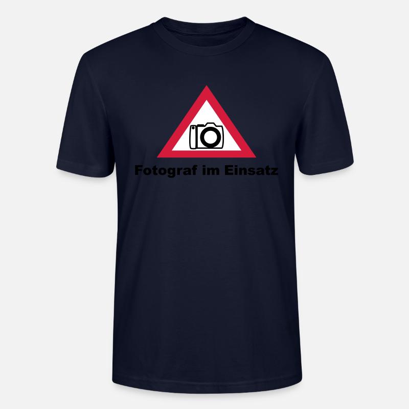 Fotograf im Einsatz - Stanley/Stella Unisex Bio-T-Shirt CRAFTER - Navy