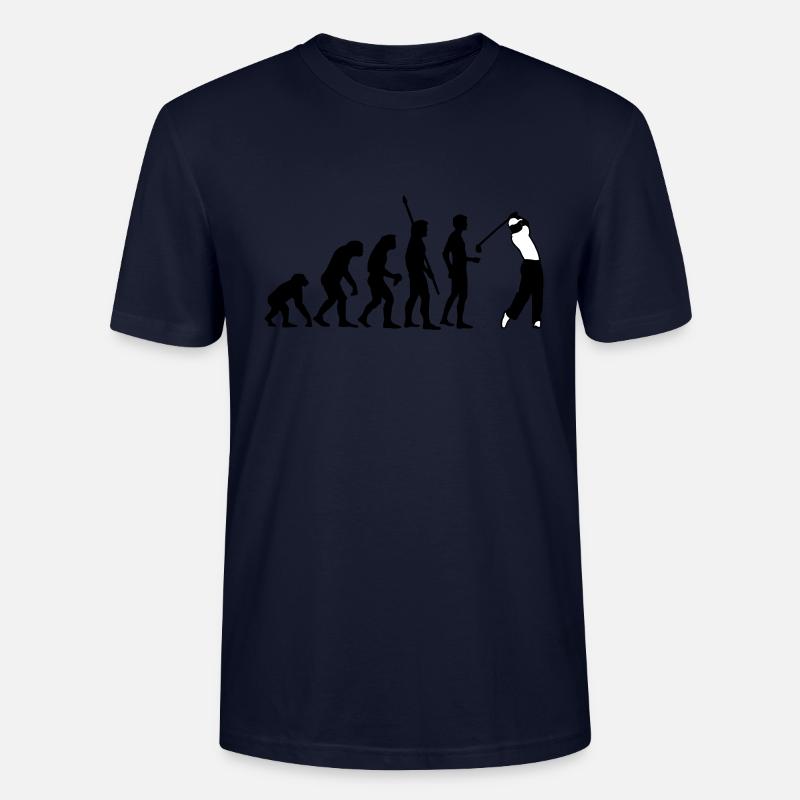 evolution_golf_b_2c - Stanley/Stella CRAFTER Unisex Organic T-Shirt - navy