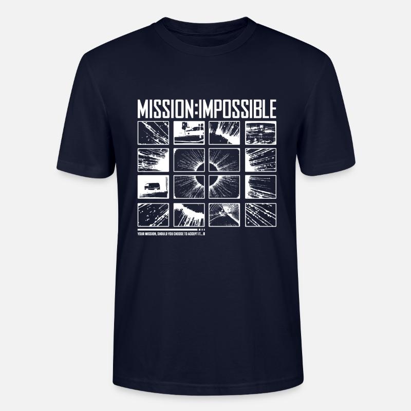 Mission Impossible Dead Reckoning Kacheldesign - Stanley/Stella Unisex Bio-T-Shirt CRAFTER - Navy