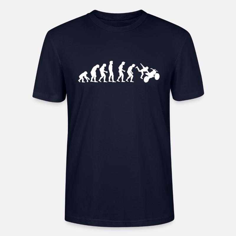 motocross_evolution - Stanley/Stella Unisex Bio-T-Shirt CRAFTER - Navy