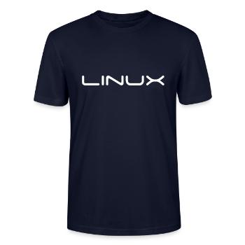 Linux - Stanley/Stella Unisex Bio-T-Shirt CRAFTER - Navy - Vorne - Alina (178cm) & Michal (187cm)