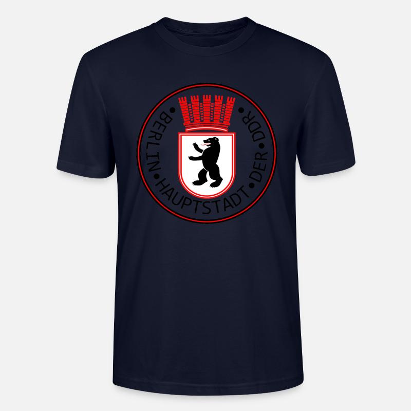 Berlin - capitale de la RDA - T-shirt bio CRAFTER Stanley Stella Unisexe - marine