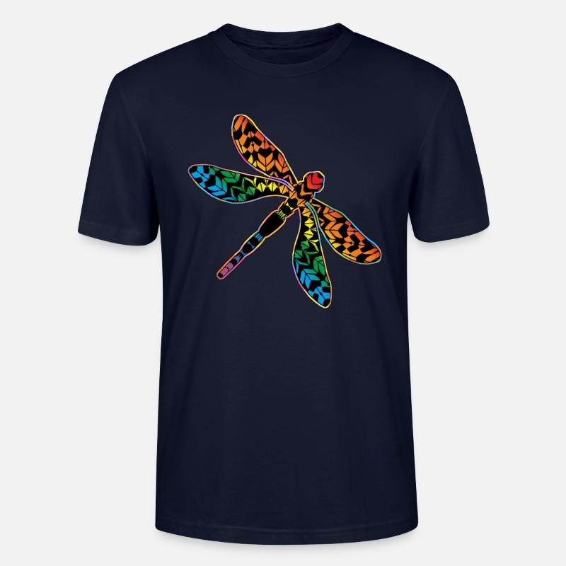 Libellule - T-shirt bio CRAFTER Stanley Stella Unisexe - marine
