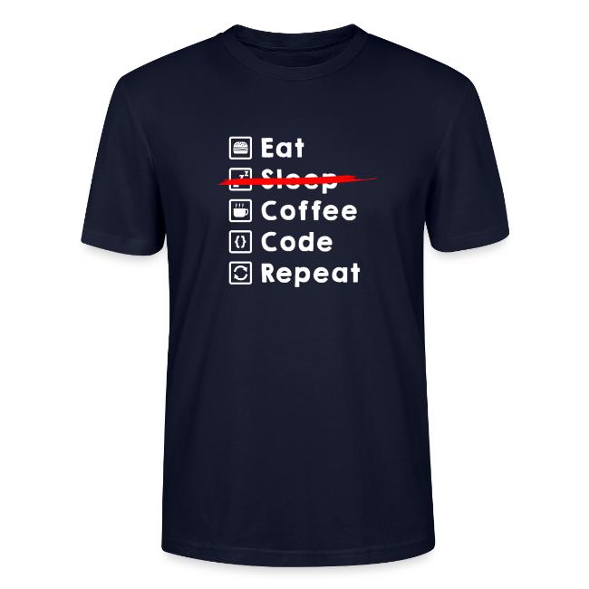 Eat Coffee Code Repeat light
