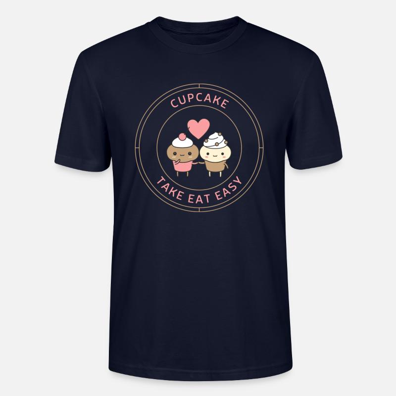 Cupcake Comic - Stanley/Stella Unisex Bio-T-Shirt CRAFTER - Navy