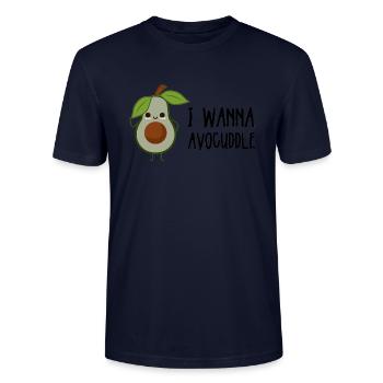 Avocado - Stanley/Stella Unisex Bio-T-Shirt CRAFTER - Navy - Vorne - Alina (178cm) & Michal (187cm)