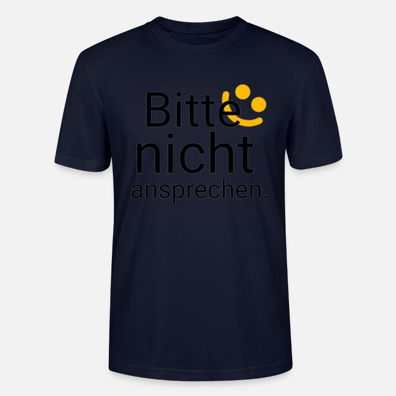 Bitte nicht ansprechen - Stanley/Stella Unisex Bio-T-Shirt CRAFTER - Navy