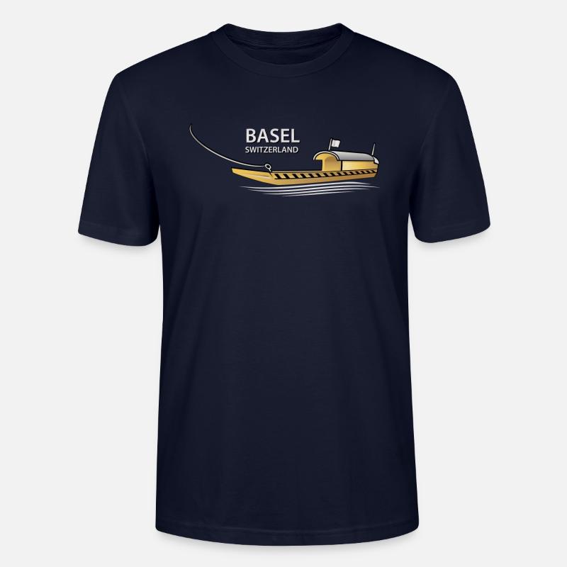 FAEHRI SHIP BASEL - T-shirt bio CRAFTER Stanley Stella Unisexe - marine