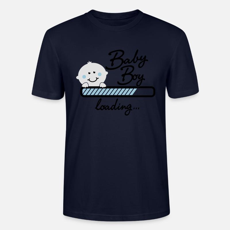 Baby Boy loading... - Stanley/Stella Unisex Bio-T-Shirt CRAFTER - Navy