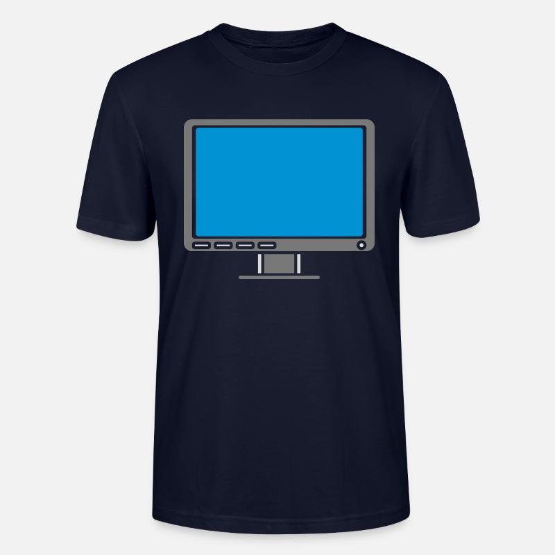 Design Bildschirm Anzeige Computer - Stanley/Stella Unisex Bio-T-Shirt CRAFTER - Navy