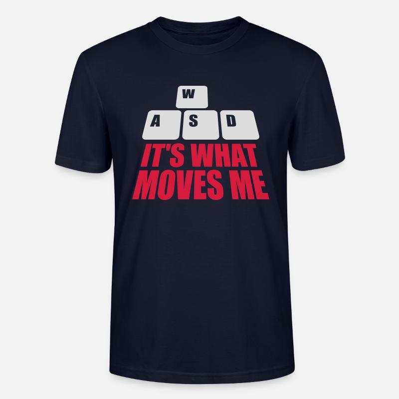 its what moves me - Stanley/Stella Unisex Bio-T-Shirt CRAFTER - Navy