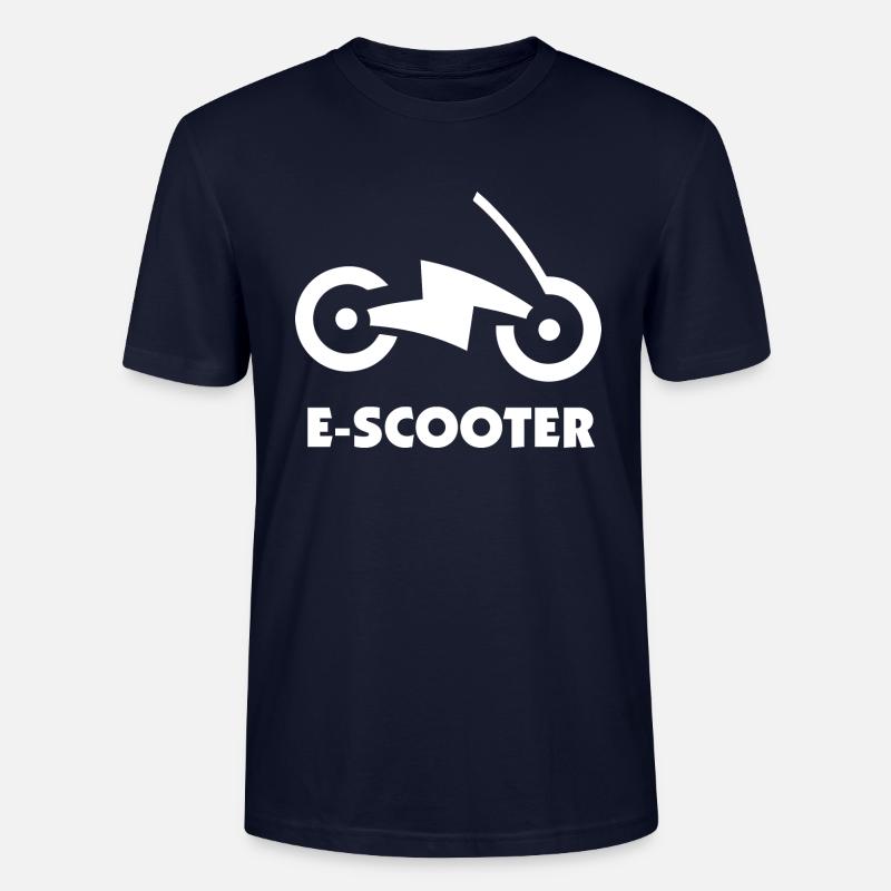 E-Scooter E-Roller Scooter - Stanley/Stella Unisex Bio-T-Shirt CRAFTER - Navy