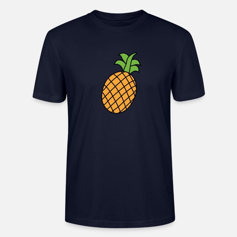 Ananas - Stanley/Stella Unisex Bio-T-Shirt CRAFTER - Navy