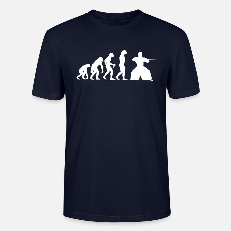 Aikido Evolution Young Men - Stanley/Stella CRAFTER Unisex Organic T-Shirt - navy