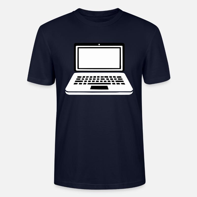 laptop - Stanley/Stella Unisex Bio-T-Shirt CRAFTER - Navy