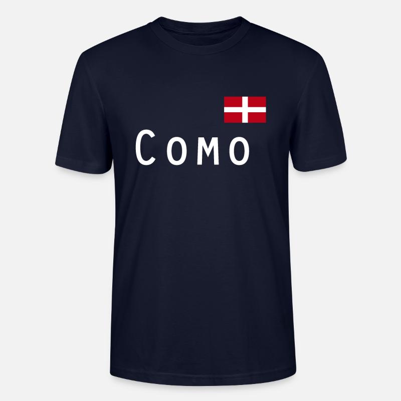 Como mit Wappen - Stanley/Stella Unisex Bio-T-Shirt CRAFTER - Navy