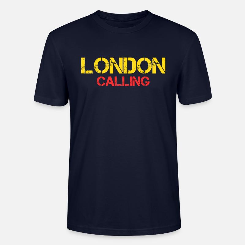 London design - Stanley/Stella Unisex Bio-T-Shirt CRAFTER - Navy