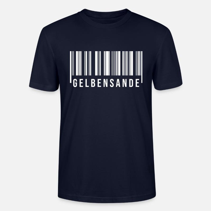Gelbensande Strichcode - Stanley/Stella Unisex Bio-T-Shirt CRAFTER - Navy