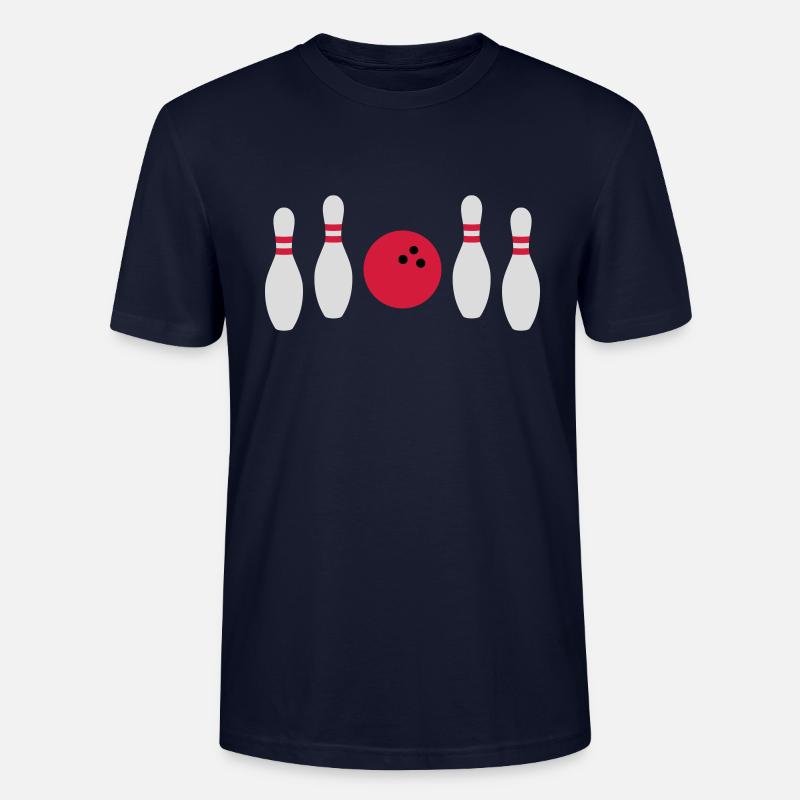 Zwischendurch nicht getroffen Bowling - Stanley/Stella Unisex Bio-T-Shirt CRAFTER - Navy