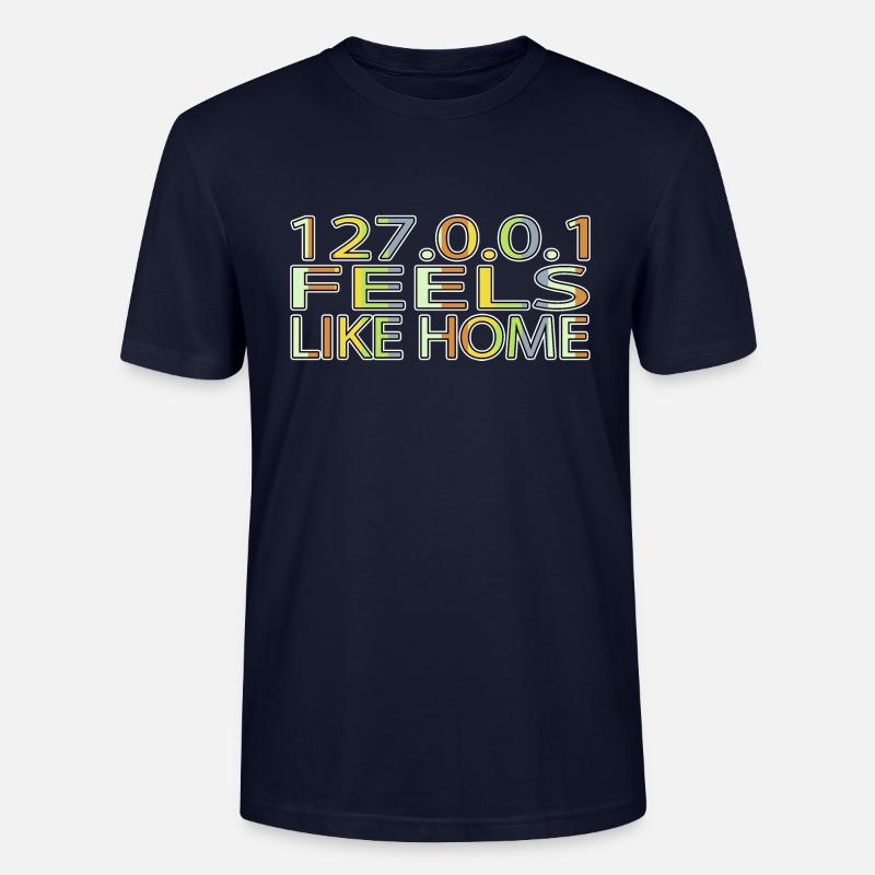 funny fullstack developer - Stanley/Stella Unisex Bio-T-Shirt CRAFTER - Navy