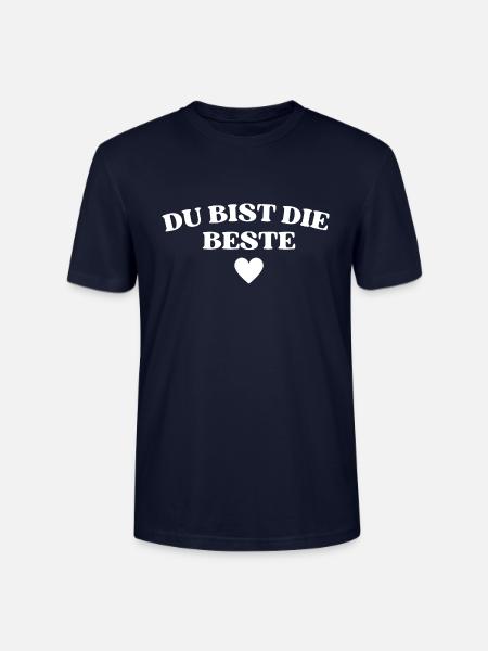 Du bist die Beste - Stanley/Stella Unisex Bio-T-Shirt CRAFTER - Navy