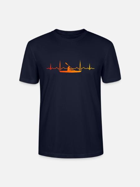 Kvinder Kajak Mænd Kajak Kajak Kajak Kano - Stanley Stella CRAFTER unisex økologisk-T-shirt - marineblå