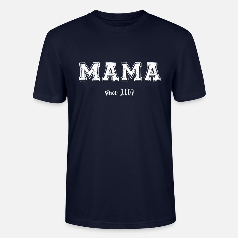 Mama 2007 - Stanley/Stella Unisex Bio-T-Shirt CRAFTER - Navy