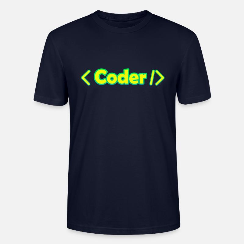 Codeur - T-shirt bio CRAFTER Stanley Stella Unisexe - marine