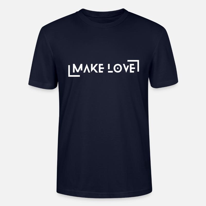 Make Love - Stanley/Stella Unisex Bio-T-Shirt CRAFTER - Navy