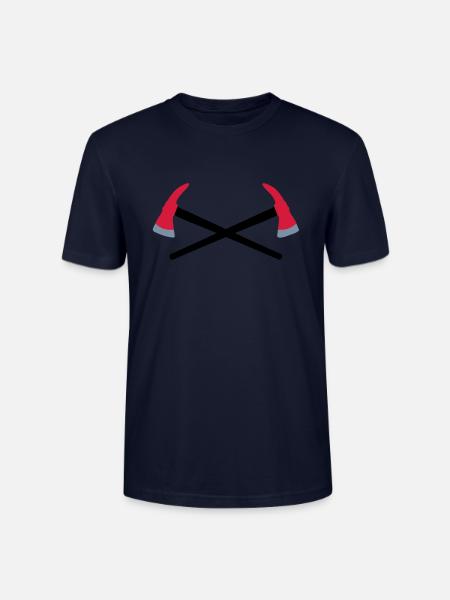 fire fighter - Stanley/Stella CRAFTER Unisex Organic T-Shirt - navy