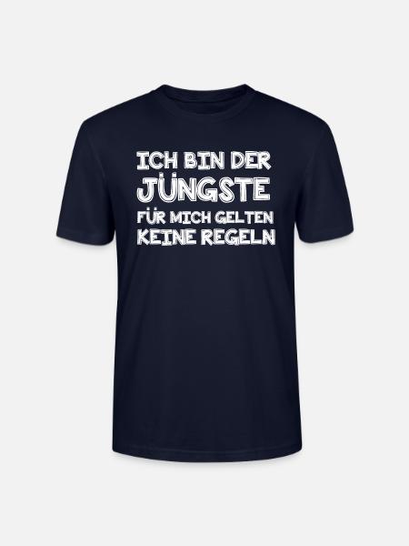 Ich bin der Jüngste - Stanley/Stella Unisex Bio-T-Shirt CRAFTER - Navy