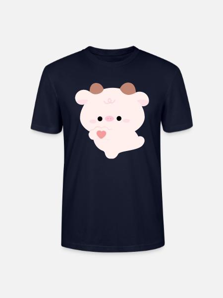 Liebe Kuh - Stanley/Stella Unisex Bio-T-Shirt CRAFTER - Navy