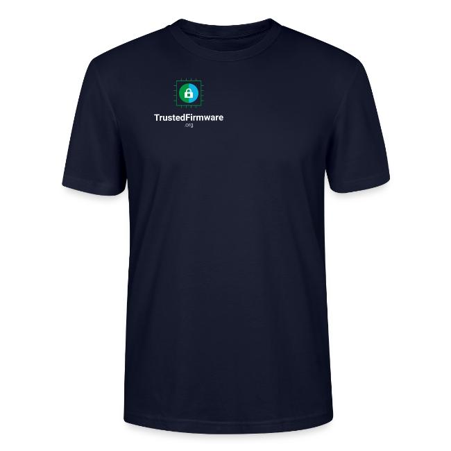 TrustedFirmware Logo vertical white