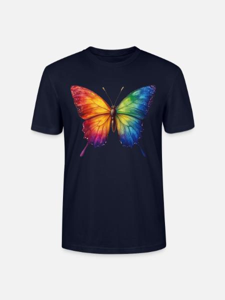 Schmetterling - Stanley/Stella Unisex Bio-T-Shirt CRAFTER - Navy