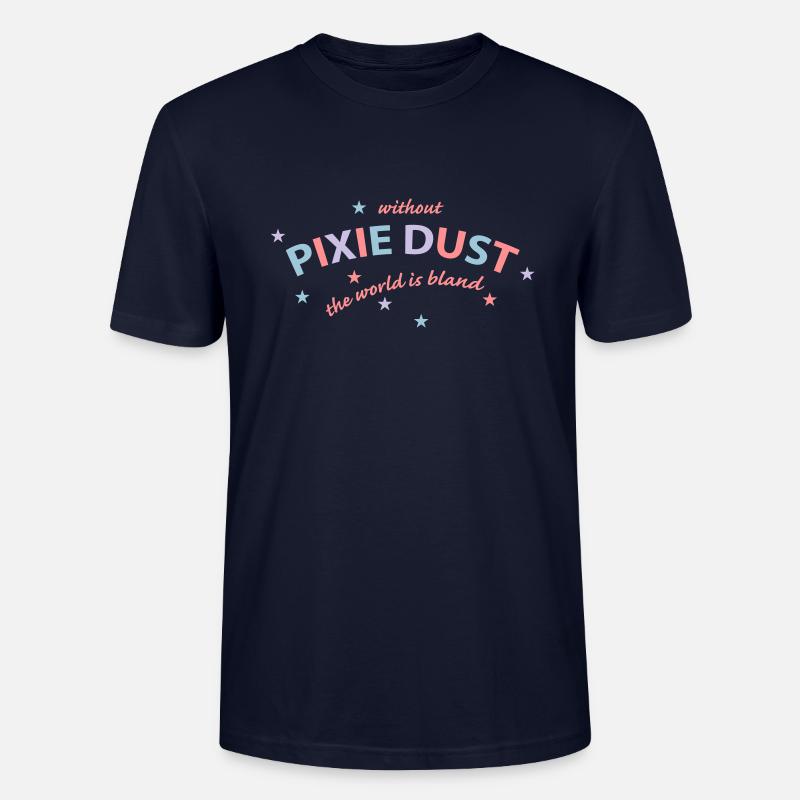 pixie dust (b) - Stanley/Stella Unisex Bio-T-Shirt CRAFTER - Navy