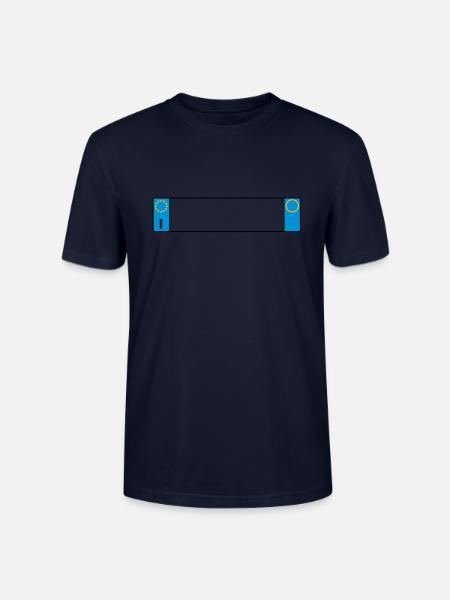 Italien Platte_g1 - Stanley/Stella Unisex Bio-T-Shirt CRAFTER - Navy