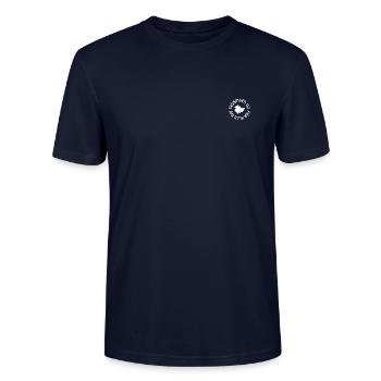 Thüringer für ALLE alternativ - Stanley/Stella Unisex Bio-T-Shirt CRAFTER - Navy - Vorne - Alina (178cm) & Michal (187cm)