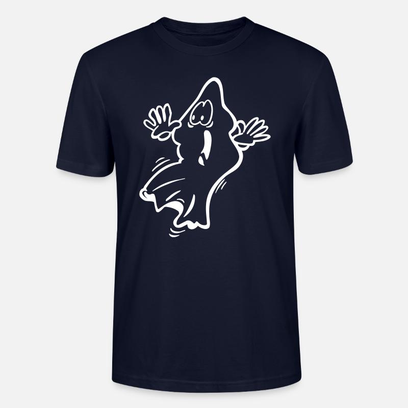 Ghost Geist gespenst - Stanley/Stella Unisex Bio-T-Shirt CRAFTER - Navy