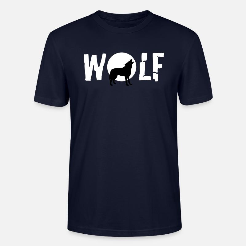 wolf_092011_c_2c - Stanley/Stella Unisex Bio-T-Shirt CRAFTER - Navy