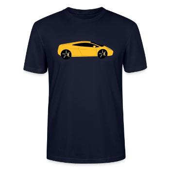 Voiture voiture de sport véhicule - T-shirt bio CRAFTER Stanley Stella Unisexe - marine - Devant - Alina (178cm) & Michal (187cm)