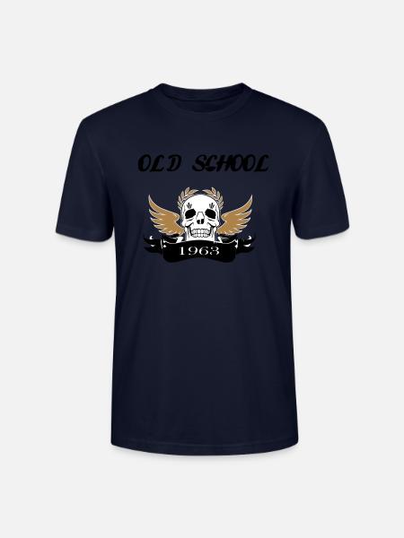 Old school1963 - Stanley/Stella CRAFTER Unisex Organic T-Shirt - navy