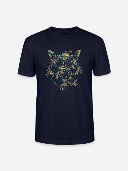 Wild boar head - Stanley/Stella CRAFTER Unisex Organic T-Shirt - navy