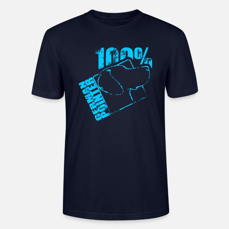 GERMAN POINTER 100 - Stanley/Stella Unisex Bio-T-Shirt CRAFTER - Navy