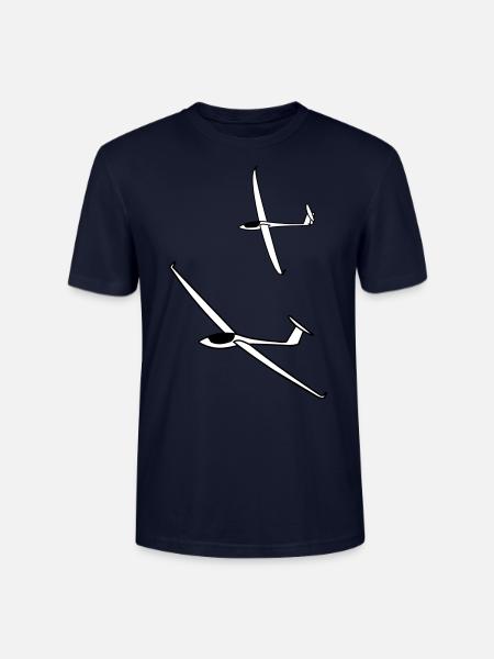 gliding glider pilot - T-shirt bio CRAFTER Stanley Stella Unisexe - marine