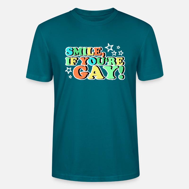 LÄCHLE WENN DU SCHWUL BIST Stanley/Stella Unisex Bio-T-Shirt CRAFTER