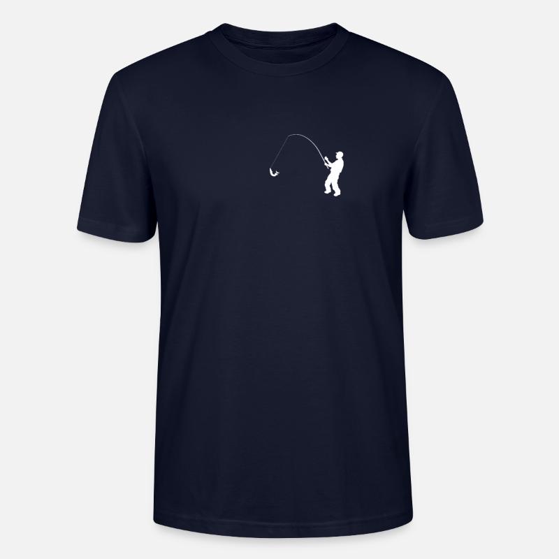 Angler Evolution Pocket Geschenkidee - Stanley/Stella Unisex Bio-T-Shirt CRAFTER - Navy