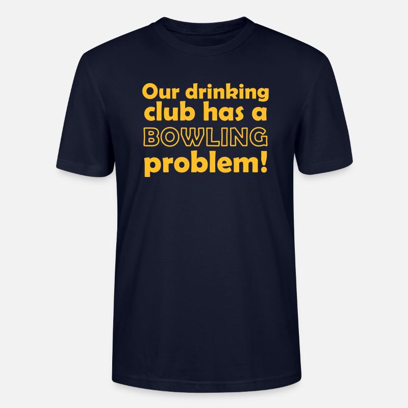 bowling problem - Stanley/Stella Unisex Bio-T-Shirt CRAFTER - Navy